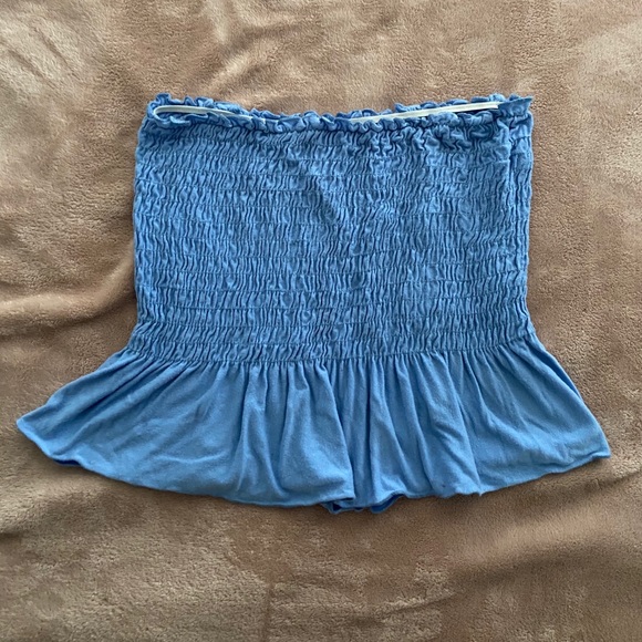Baby Blue Tube Top - Picture 1 of 2